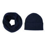 Men's Fisherman Hat and Snood Merino Wool Set