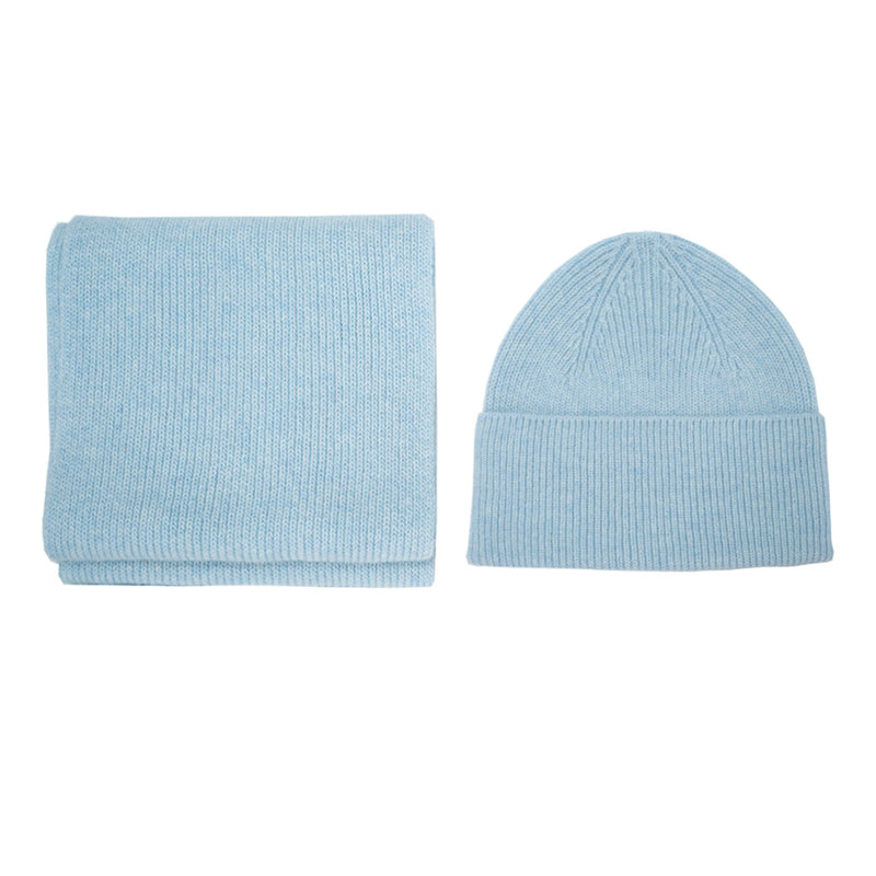 Men's hat and scarf set